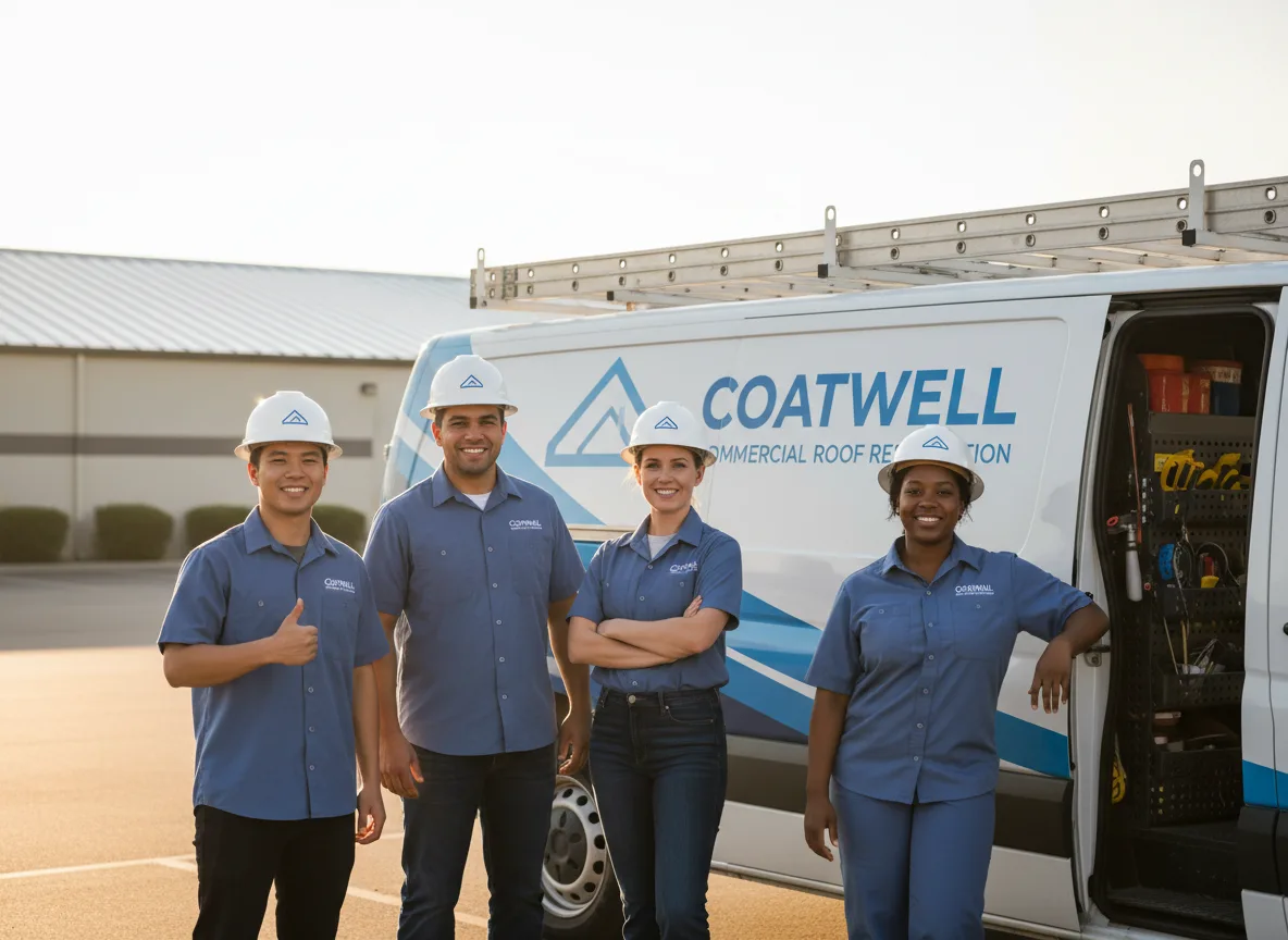 Commercial roof coating company in Dakota, MN